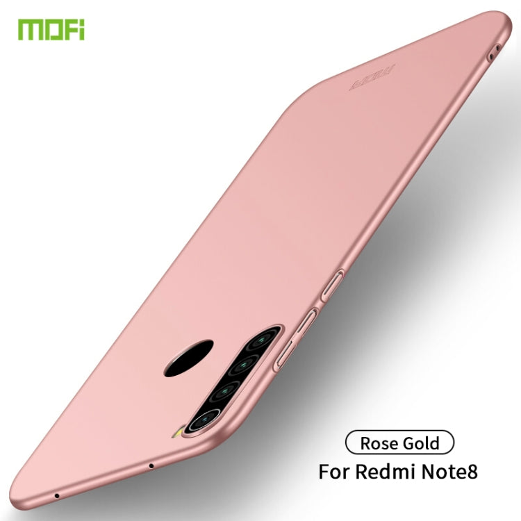 For Xiaomi RedMi Note8 MOFI Frosted PC Ultra-thin Hard Case(Rose gold) - Xiaomi Cases by MOFI | Online Shopping UK | buy2fix