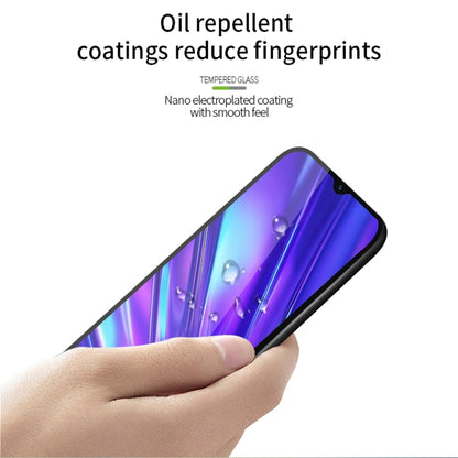 For OPPO Realme5 Pro / RealmeQ PINWUYO 9H 2.5D Full Screen Tempered Glass Film(Black) - OPPO Tempered Glass by PINWUYO | Online Shopping UK | buy2fix