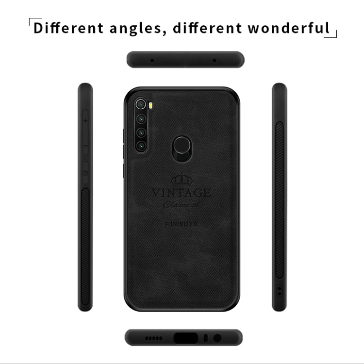 For Xiaomi RedMi Note 8 PINWUYO Zun Series PC + TPU + Skin Waterproof And Anti-fall All-inclusive Protective Shell(Black) - Xiaomi Cases by PINWUYO | Online Shopping UK | buy2fix