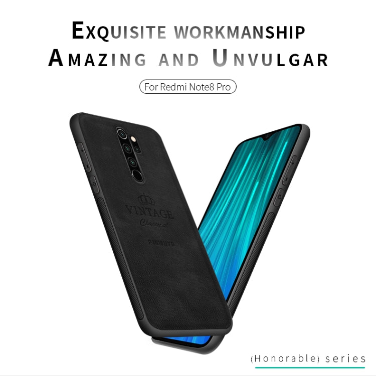 For Xiaomi RedMi Note 8 Pro PINWUYO Zun Series PC + TPU + Skin Waterproof And Anti-fall All-inclusive Protective Shell(Black) - Xiaomi Cases by PINWUYO | Online Shopping UK | buy2fix