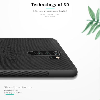 For Xiaomi RedMi Note 8 Pro PINWUYO Zun Series PC + TPU + Skin Waterproof And Anti-fall All-inclusive Protective Shell(Black) - Xiaomi Cases by PINWUYO | Online Shopping UK | buy2fix