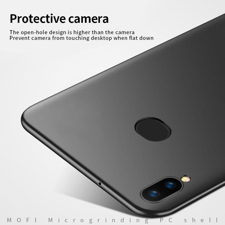 For Galaxy A10S MOFI Frosted PC Ultra-thin Hard Case(Black) - Galaxy Phone Cases by MOFI | Online Shopping UK | buy2fix