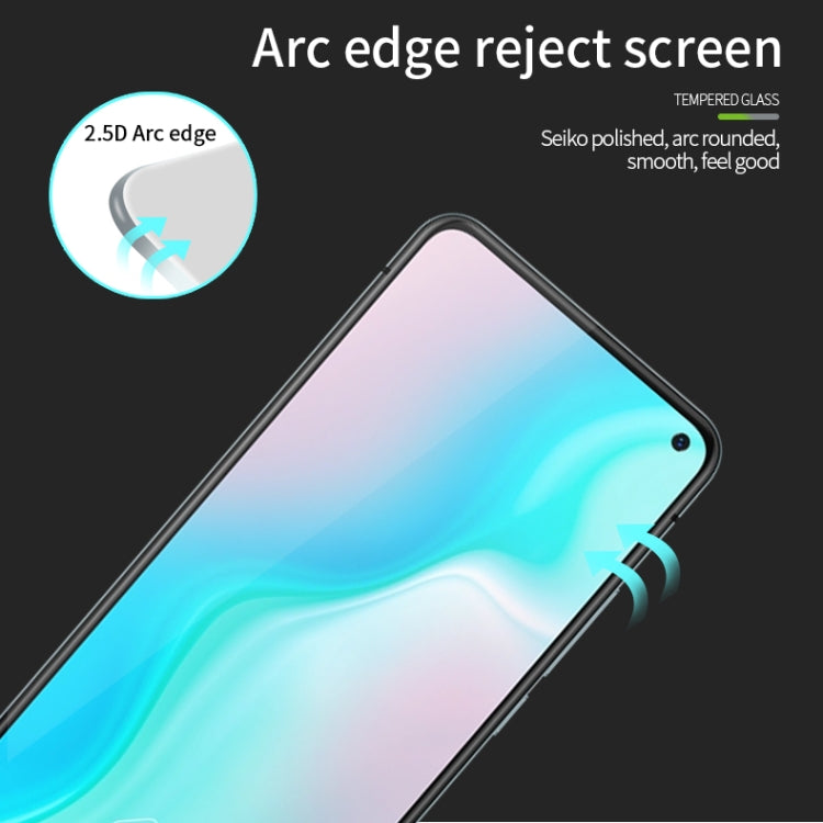 For vivo S5 PINWUYO 9H 2.5D Full Screen Tempered Glass Film(Black) - vivo Tempered Glass by PINWUYO | Online Shopping UK | buy2fix