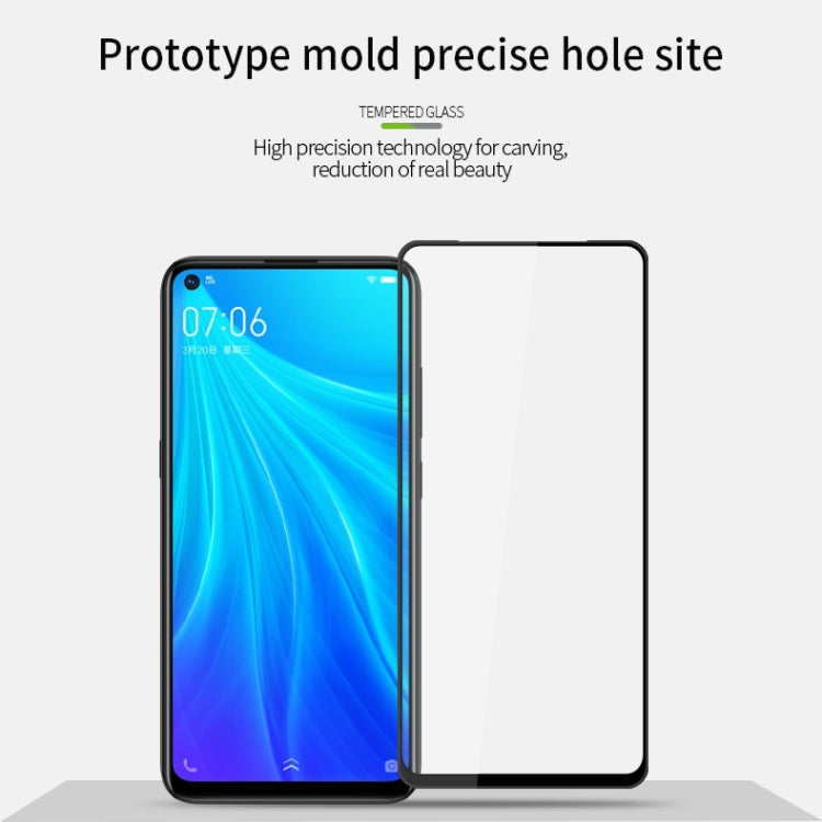 For Vivo Z5x PINWUYO 9H 3D Curved Full Screen Explosion-proof Tempered Glass Film(Black) - vivo Tempered Glass by PINWUYO | Online Shopping UK | buy2fix