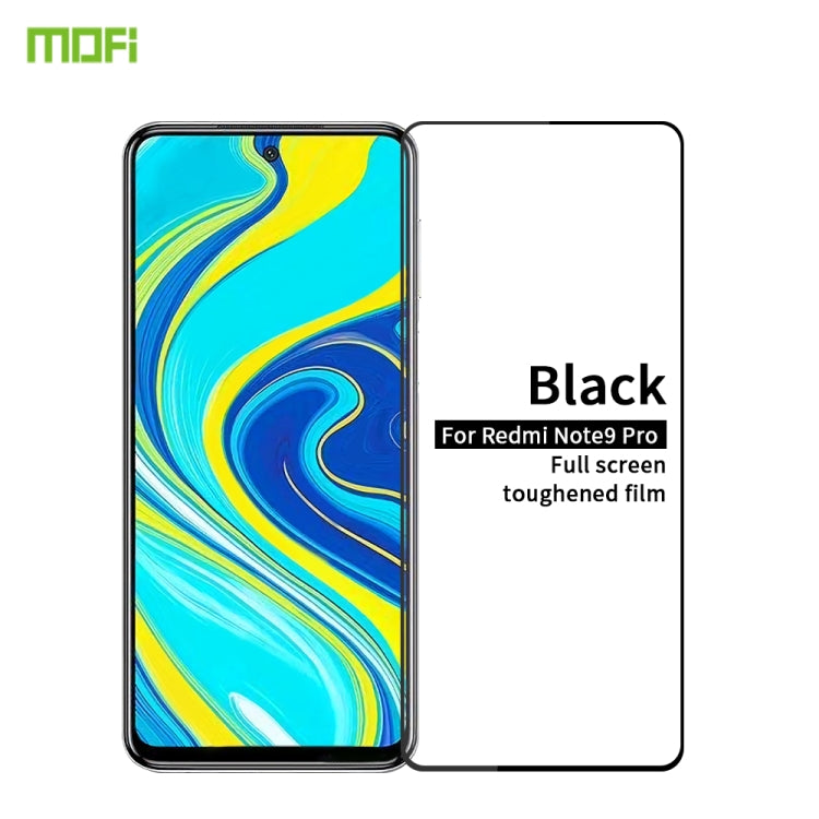 For Xiaomi Redmi Note 9 Pro MOFI 9H 2.5D Full Screen Tempered Glass Film -  by MOFI | Online Shopping UK | buy2fix