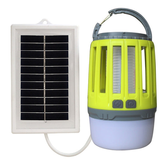 Solar Power Mosquito Killer Outdoor Hanging Camping Anti-insect Insect Killer, Color:Light Green + Solar Panel - Outdoor Insect Repellent by buy2fix | Online Shopping UK | buy2fix
