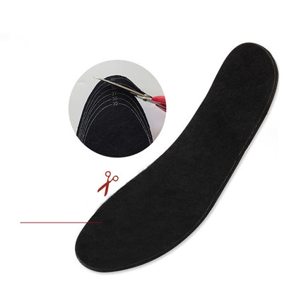 Smart Temperature-controlled Electric Insole Warm Foot Graphene Heating Insole Warm Foot Artifact Warm Foot Treasure, EU Plug, Size:36(Red for Men) - Shoes Care by buy2fix | Online Shopping UK | buy2fix