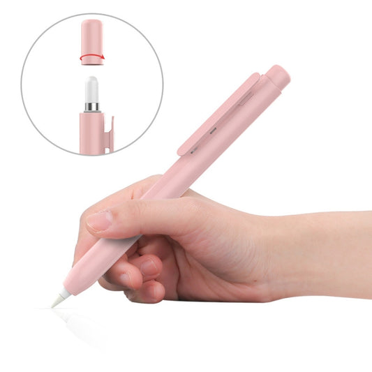 Automatic Retractable Stylus Pen Case For Apple Pencil 1(Pink) - Pencil Accessories by buy2fix | Online Shopping UK | buy2fix