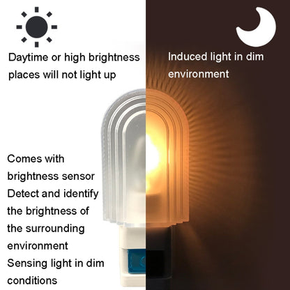 A38 Intelligent Sensor LED Night Light Baby Feeding Eye Care Bedside Lamp, Plug:EU Plug - Sensor LED Lights by buy2fix | Online Shopping UK | buy2fix