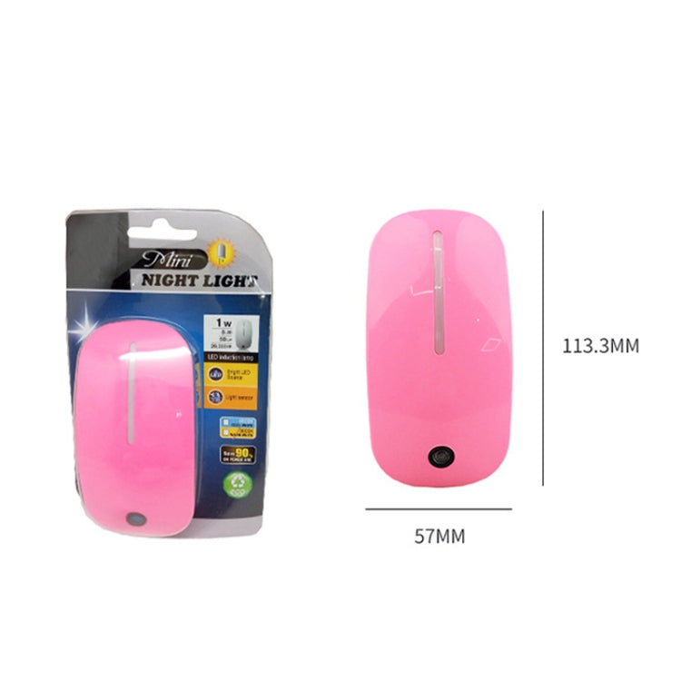 A66 Mouse Type LED Intelligent Light Control Night Light, Plug:AU Plug(White) - Sensor LED Lights by buy2fix | Online Shopping UK | buy2fix