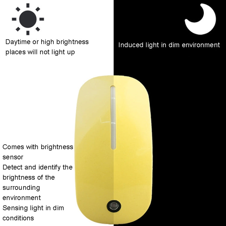 A66 Mouse Type LED Intelligent Light Control Night Light, Plug:AU Plug(Green) - Sensor LED Lights by buy2fix | Online Shopping UK | buy2fix