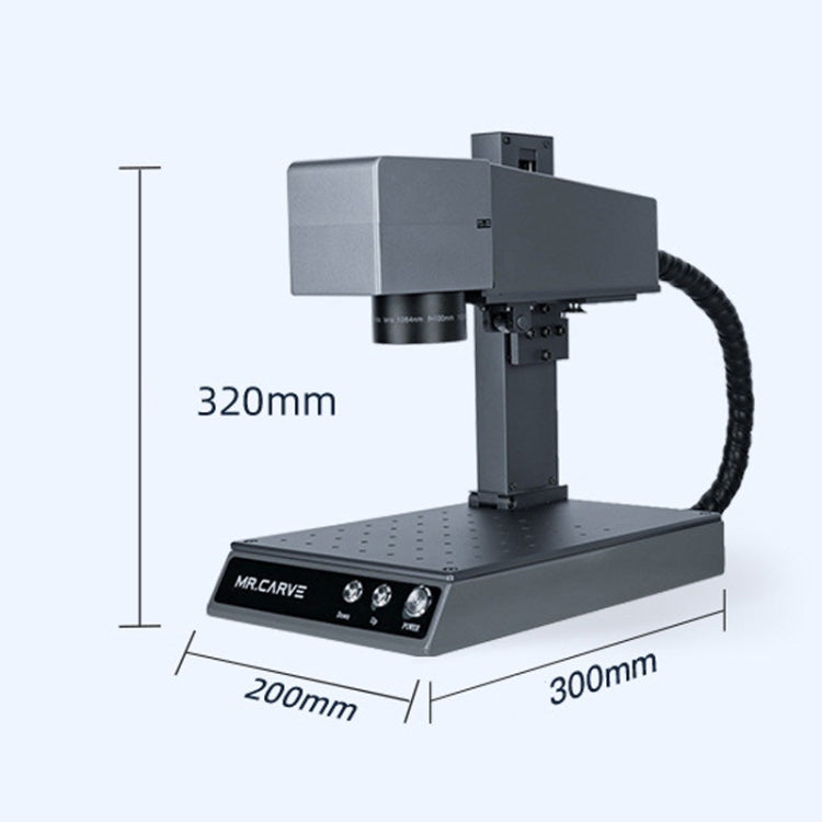 DAJA M1 Pro 10W Metal Nameplate High Precision Characters Laser Carving Machine, Style:M1pro+Industrial Software(US Plug) - DIY Engraving Machines by DAJA | Online Shopping UK | buy2fix