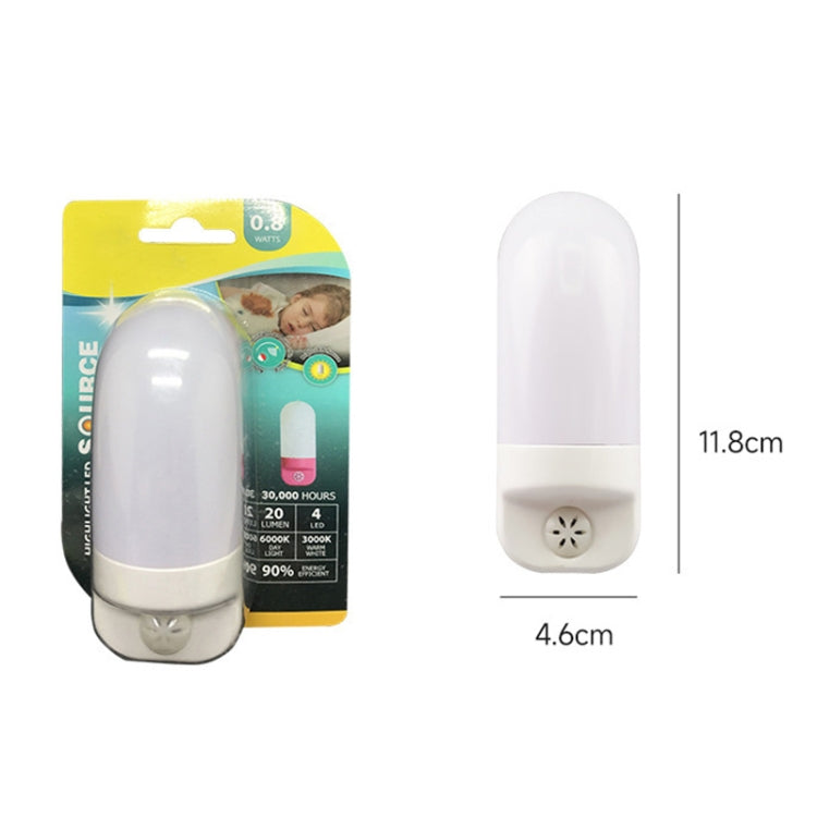 A88 Intelligent Light Sensing LED Bedside Lamp Corridor Aisle Night Light, Plug:UK Plug(Whiite) - Sensor LED Lights by buy2fix | Online Shopping UK | buy2fix