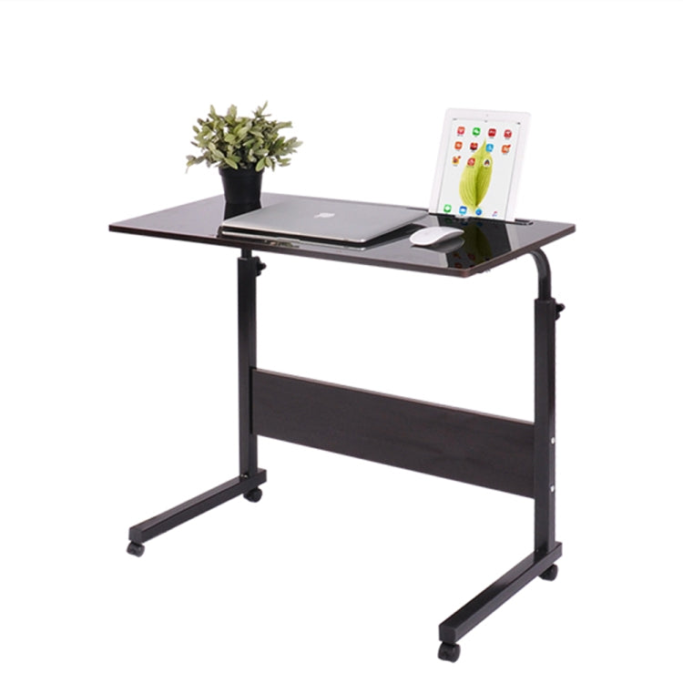 Removable Laptop Desk Lazy Bed Study Desk Bedside Computer Desk, Size：60x40cm(Black Walnut) - Tables by buy2fix | Online Shopping UK | buy2fix