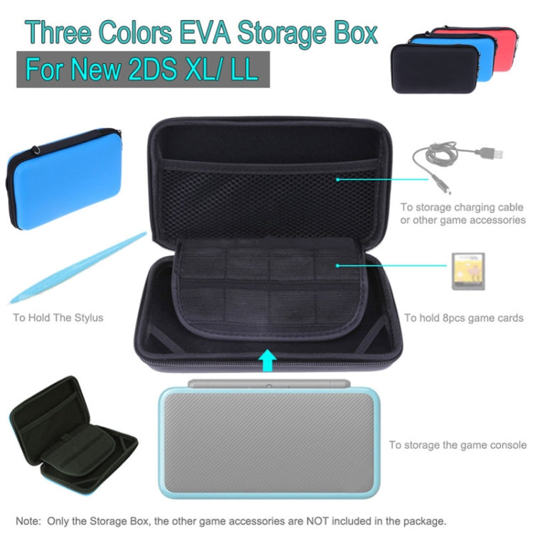 For Nintendo 2DS XL Hard EVA Protective Storage Case Cover Holder(Sky Blue) - Bags by buy2fix | Online Shopping UK | buy2fix