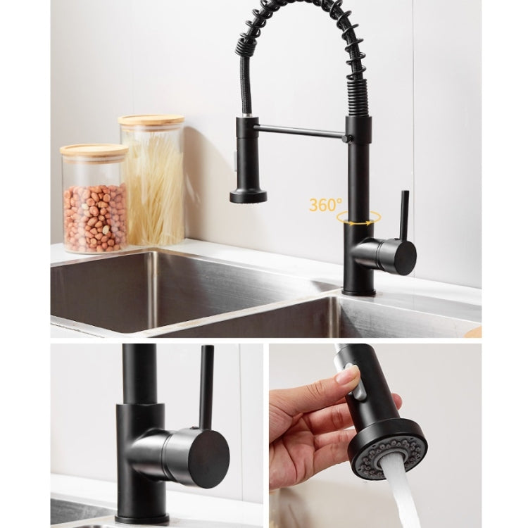 Kitchen Faucet Hot & Cold Water Tank Valve Sink Faucet, Specification: Black Model - Faucets & Accessories by buy2fix | Online Shopping UK | buy2fix