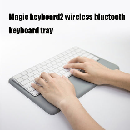 Wireless Keyboard Support Memory Foam Silicone Wrist Pad Base for Apple Magic Keyboard 2, Size:L(Black) - Other Accessories by buy2fix | Online Shopping UK | buy2fix