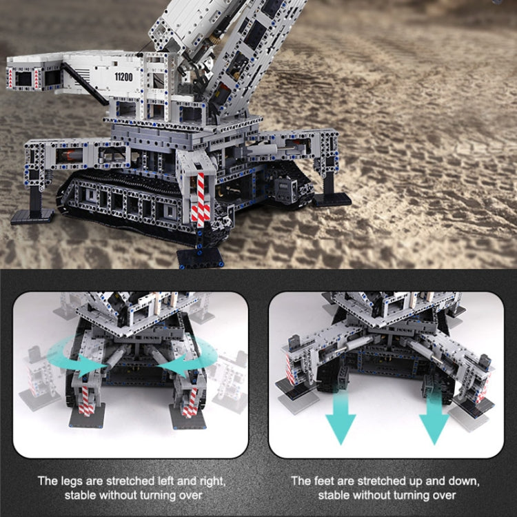 2.4G Remote Control Crawler Crane Puzzle Toy Building Block Engineering Vehicle Model - Building Blocks by buy2fix | Online Shopping UK | buy2fix