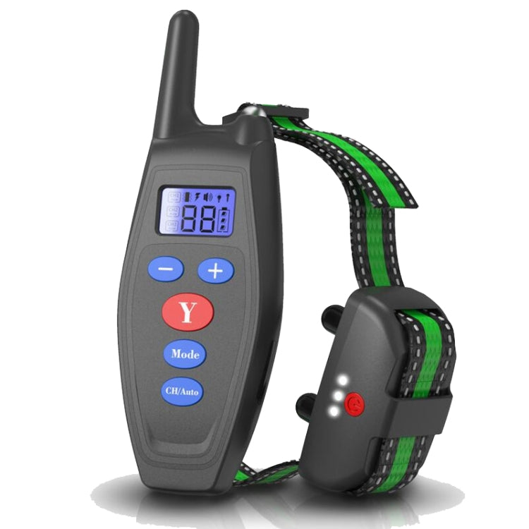 Dog Training Device Remote Control Bark Control Charging Waterproof Pet Training Collar with Electric Shock Vibration(Black) - Training Aids by buy2fix | Online Shopping UK | buy2fix