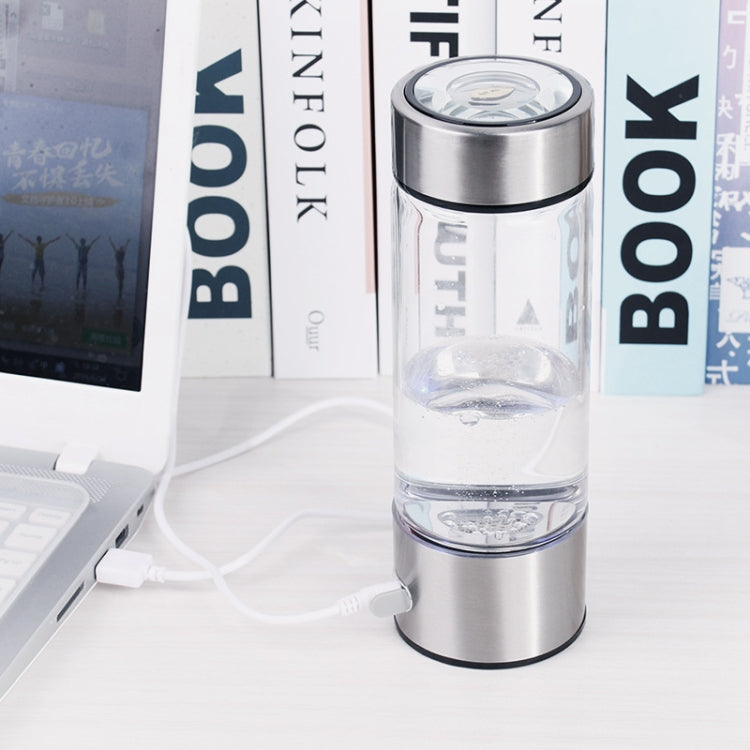 Portable Electrolyzed Water Cups Hydrogen-Rich Water Cups, Capacity: 420ml(Silver) - Vacuum Thermoses & Cups by buy2fix | Online Shopping UK | buy2fix