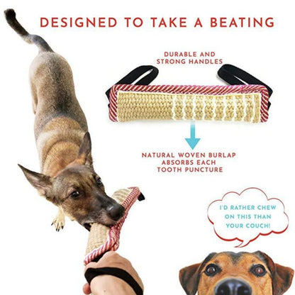 Dog Training Hemp Bite Stick Dog Bite Stick Dog Training Supplies(A3) - Training Aids by buy2fix | Online Shopping UK | buy2fix