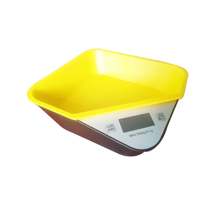 5kg/1g Kitchen Electronic Scale Coffee Scales Baking Food Scale Pallet Scale Pet Scale(Black Yellow) - Kitchen Scales by buy2fix | Online Shopping UK | buy2fix