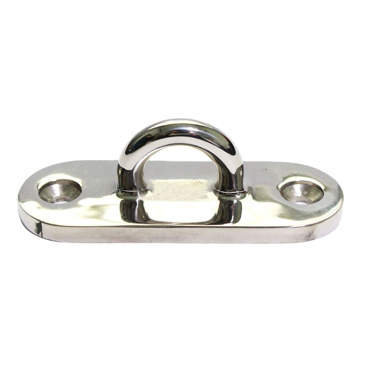 316 Stainless Steel Oval Boat Plate Seat Hand Rowing Boat Fixed Seat Accessories, Specification: 75mm - Marine Accessories & Parts by buy2fix | Online Shopping UK | buy2fix