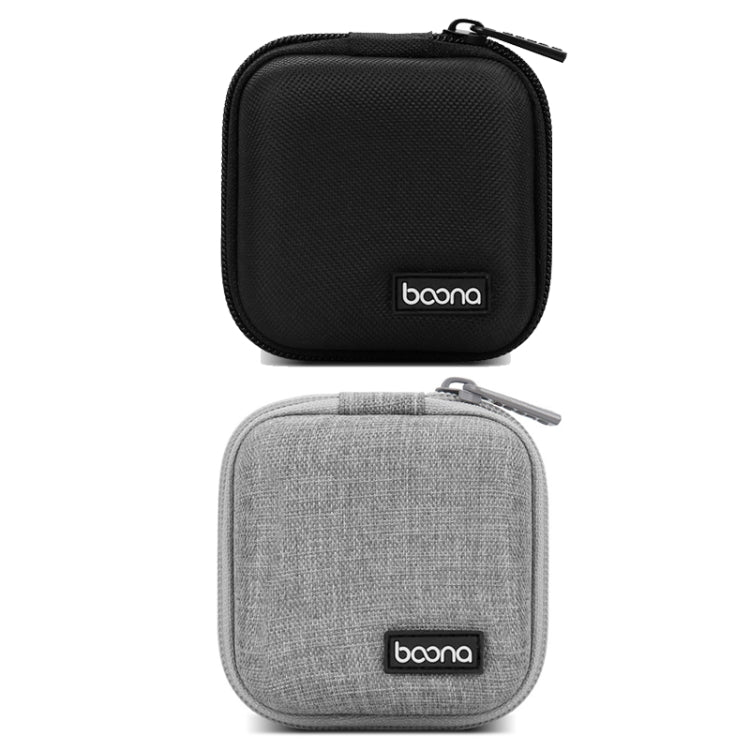 2 PCS Baona BN-F001 Headset Oxford EVA Storage Box Data Cable Charger Organizing Box(Black) - Other Case by Baona | Online Shopping UK | buy2fix