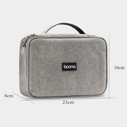 Baona BN-B005 Multi-Function Digital Storage Bag Hard Disk U Disk Earphone Storage Bag(Black) - Digital Storage Bag by Baona | Online Shopping UK | buy2fix