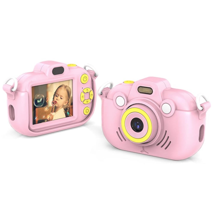 DC502 2.4-Inch 16X Zoom 2.7K Video Recording Children Digital Camera, Color: Pink No Card(UK Plug) - Children Cameras by buy2fix | Online Shopping UK | buy2fix