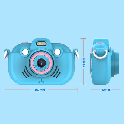 DC502 2.4-Inch 16X Zoom 2.7K Video Recording Children Digital Camera, Color: Blue + 32G(UK Plug) - Children Cameras by buy2fix | Online Shopping UK | buy2fix