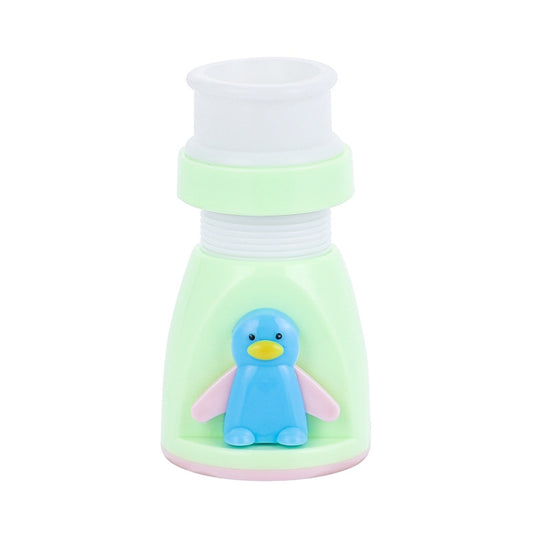 3 PCS Kitchen Penguin Cartoon Faucet Splash-Proof Shower Sprinkler Household Tap Water Extender Universal Water-Saving Filter(Green) - Faucets & Accessories by buy2fix | Online Shopping UK | buy2fix