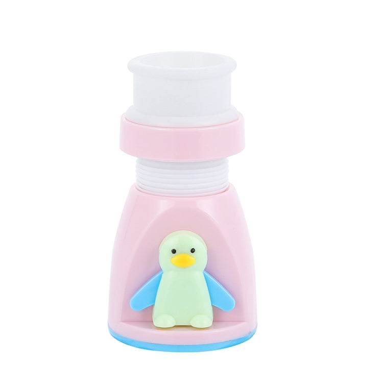 3 PCS Kitchen Penguin Cartoon Faucet Splash-Proof Shower Sprinkler Household Tap Water Extender Universal Water-Saving Filter(Pink) - Faucets & Accessories by buy2fix | Online Shopping UK | buy2fix