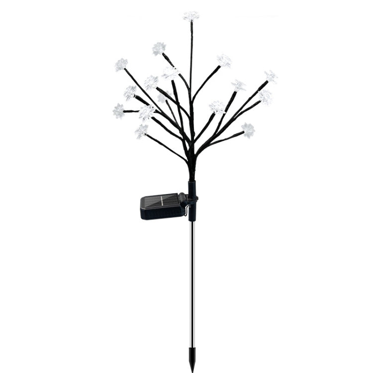 16 LED Solar Tree Branch Lotus Lamp Outdoor  Garden Lawn Light - Solar Lights by buy2fix | Online Shopping UK | buy2fix