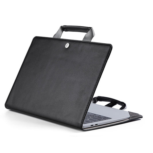 Book Style Laptop Protective Case Handbag For Macbook 16 inch(Black) - Protective Bags by buy2fix | Online Shopping UK | buy2fix