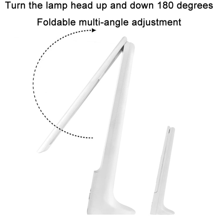 TD-777 USB Folding Eye Protection LED Desk Light , Specification: Direct Charge(White) - Desk Lamps by buy2fix | Online Shopping UK | buy2fix