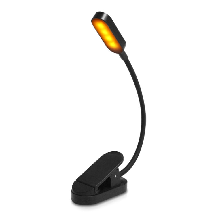 9 LEDs Mini Clip Desk Lamp USB Charging Student Eye Protection Reading Lamp(Black) - Desk Lamps by buy2fix | Online Shopping UK | buy2fix