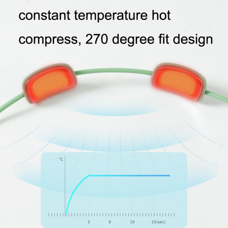 Home Electric Smart Cervical Spine Pulse Massager, Style: Heating Model(Green) - Massage & Relaxation by buy2fix | Online Shopping UK | buy2fix