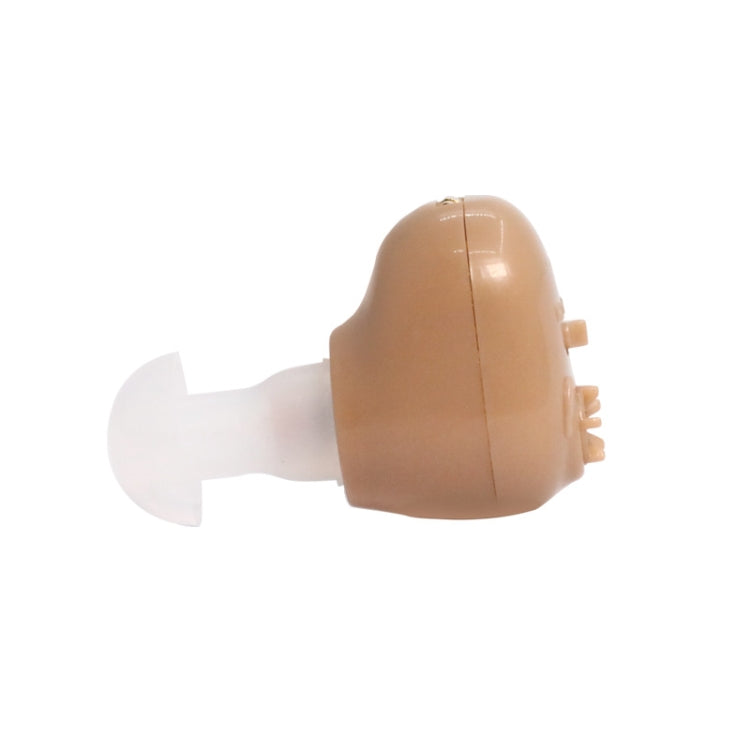 Elderly Sound Amplifier Portable Ear Canal Rechargeable Hearing Aid, Specification: US Plug(Skin Color) - Hearing Aids by buy2fix | Online Shopping UK | buy2fix