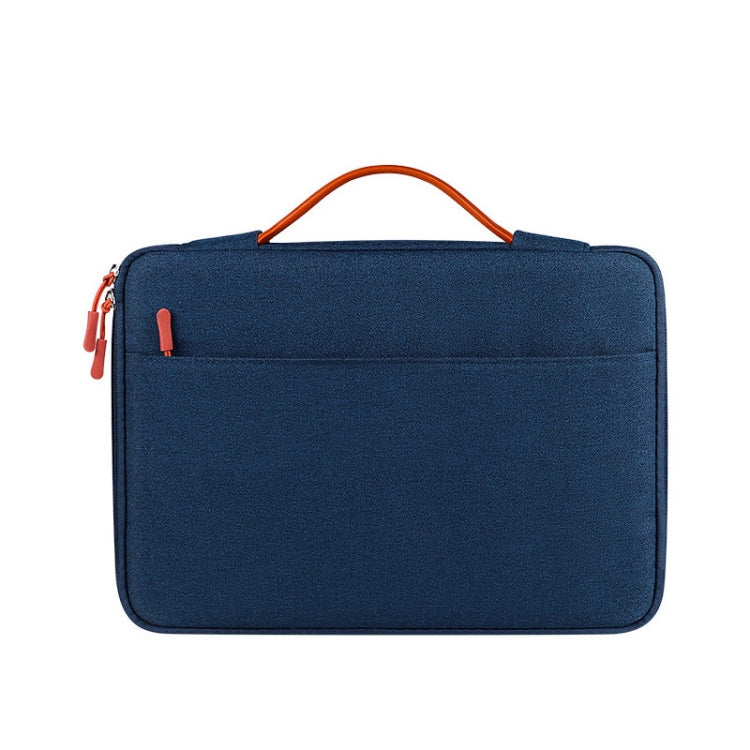 ND02S Adjustable Handle Waterproof Laptop Bag, Size: 14.1-15.4 inches(Navy Blue) - 14.1 inch by buy2fix | Online Shopping UK | buy2fix