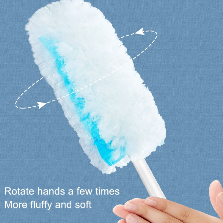 Disposable Household Vacuum Retractable Feather Duster, Style: With Base+2 Clothes - Sponges, Cloths & Brushes by buy2fix | Online Shopping UK | buy2fix