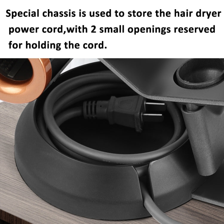 For Dyson Supersonic Hair Dryer Stand Holder With Cable Storage Function(Silver) - Hair Dryers & Accessories by buy2fix | Online Shopping UK | buy2fix