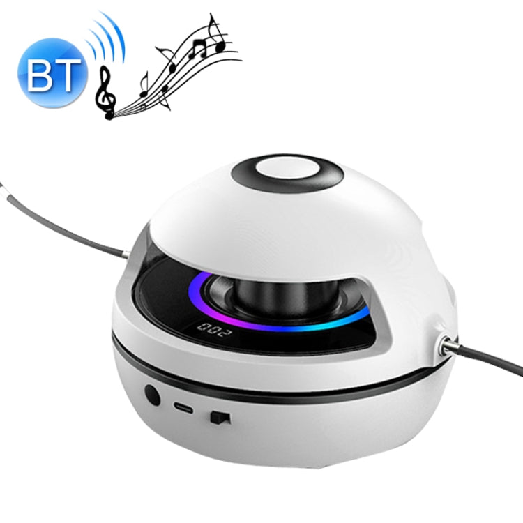 Fun Bluetooth Lighting Electronic Counting Intelligent Automatic Rope Skipping Machine(White) - Fitness Equipments by buy2fix | Online Shopping UK | buy2fix