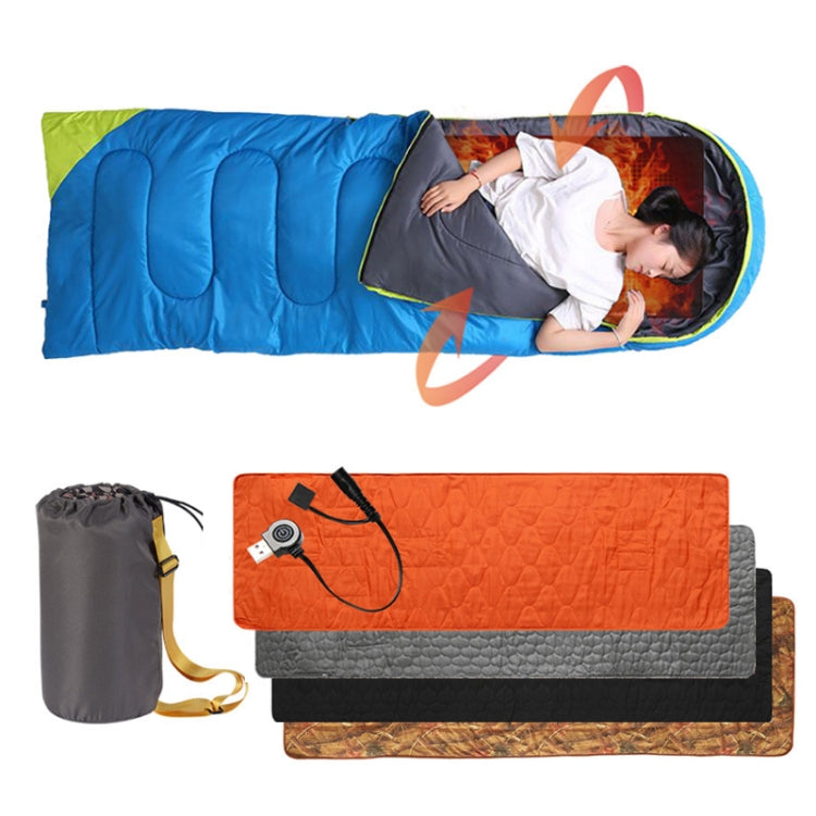 Winter Outdoor Camping Smart Portable Heating Sleeping Pad(Orange Red) - Camping Mats by buy2fix | Online Shopping UK | buy2fix
