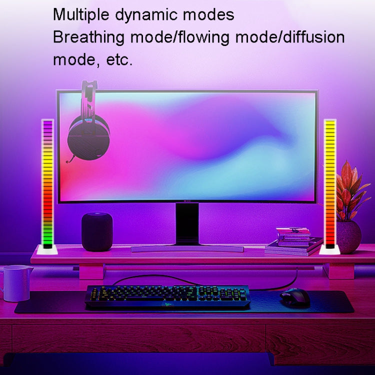 LED Pick Up Light Illuminating Light Effect Desktop Night Light, Color: Black+Stand(USB Charging) - Novelty Lighting by buy2fix | Online Shopping UK | buy2fix