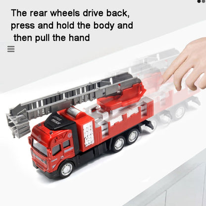 1:32 Pull Back Simulation Engineering Vehicle Kids Toy Car Model(Green Sprinkler) - Model Toys by buy2fix | Online Shopping UK | buy2fix