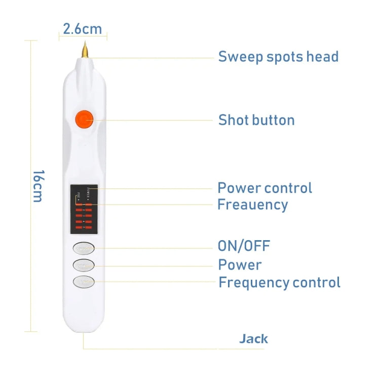 Spot Mole Pen Spot Removal Instrument Home Beauty Instrument, Spec: US  Plug -in Model(Silver) - Beauty Instrument by buy2fix | Online Shopping UK | buy2fix