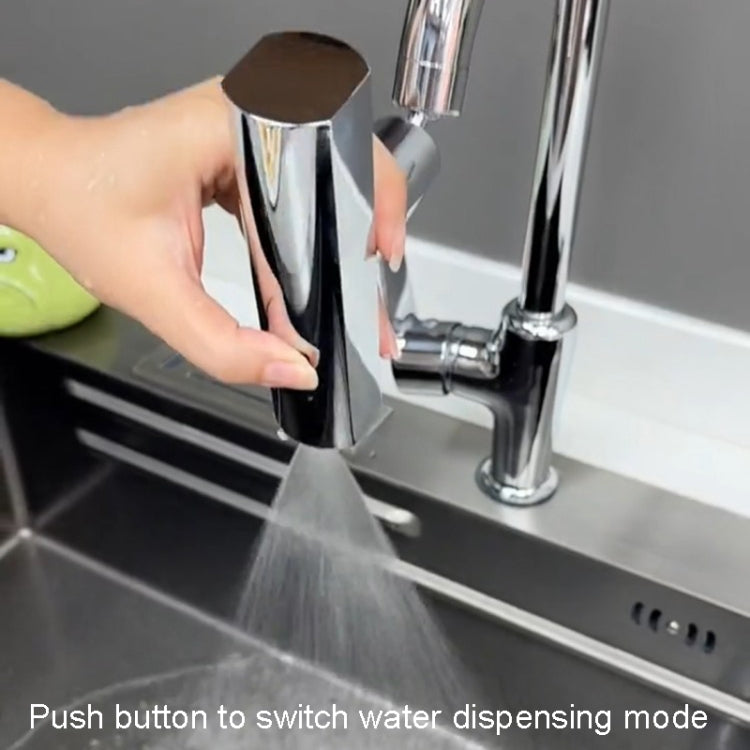 Multi-functional Flying Rain Waterfall Spout Connector Kitchen Faucet Splash Universal Swivel Bubbler, Color: Gray - Faucets & Accessories by buy2fix | Online Shopping UK | buy2fix