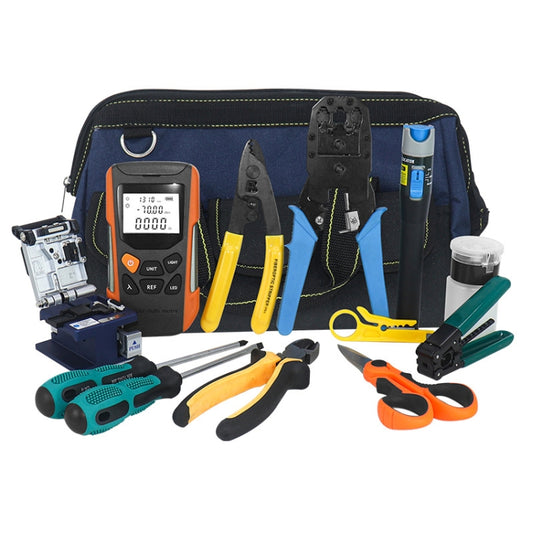 YH-G13 13-in-1 Fiber Optic Network Tool Kit Includes Optical Power Meter Pliers Cutter - Lan Cable and Tools by buy2fix | Online Shopping UK | buy2fix