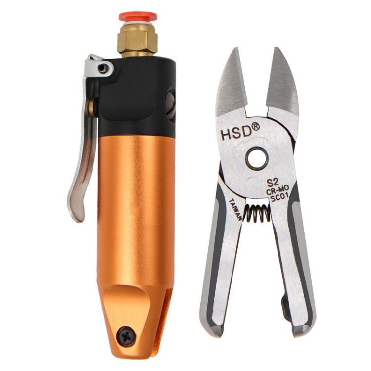 HSD HS-5+S2 Cut Metal Set 2 In 1 Pneumatic Snip Plier Cutting Metal Plastic Model Scissor Tool - Pliers by HSD | Online Shopping UK | buy2fix